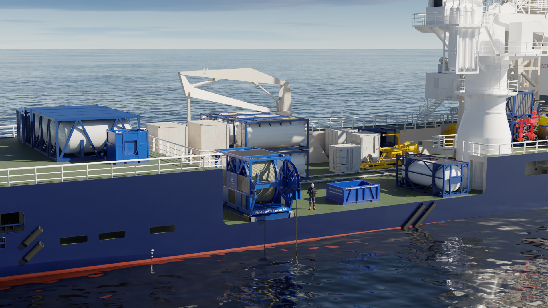 World's first all-electric Coiled Tubing Downline System Fluid Control