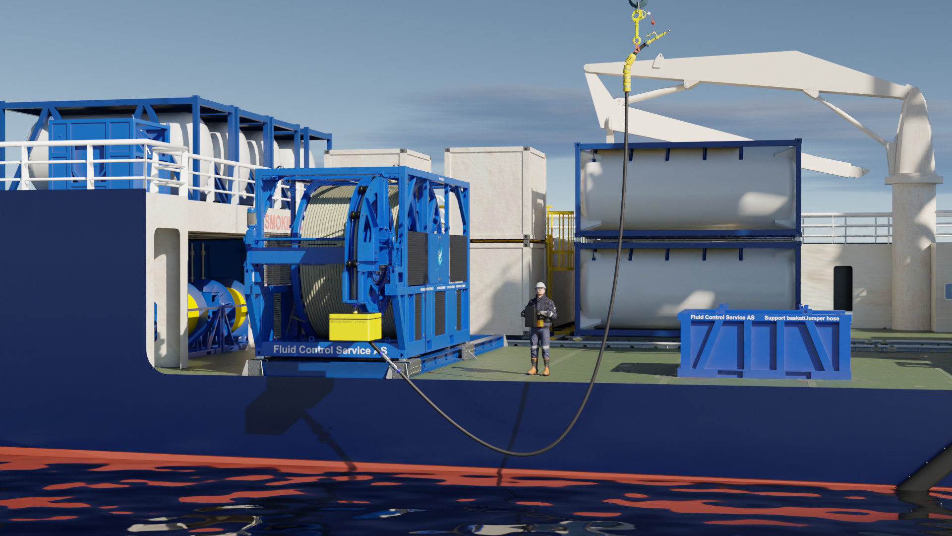 World's first all-electric Coiled Tubing Downline System Fluid Control